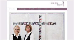 Desktop Screenshot of bestattungen-lorenzen.de
